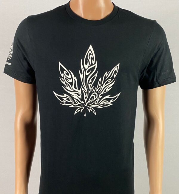 Glow in the dark pot leaf